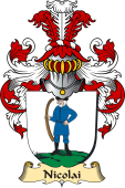 v.23 Coat of Family Arms from Germany for Nicolai