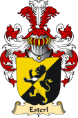 v.23 Coat of Family Arms from Germany for Esterl
