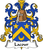 Coat of Arms from France for Lacour