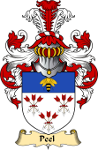 English Coat of Arms (v.23) for the family Peel