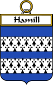 Irish Badge for Hamill or O'Hamill