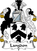 English Coat of Arms for Langdon