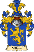 French Family Coat of Arms (v.23) for Villette