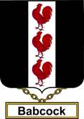 English Coat of Arms Shield Badge for Babcock