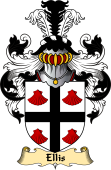 Irish Family Coat of Arms (v.23) for Ellis