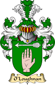 Irish Family Coat of Arms (v.23) for O'Loughnan