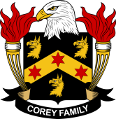 Coat of arms used by the Corey family in the United States of America