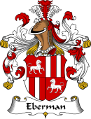 German Wappen Coat of Arms for Eberman
