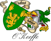 Sept (Clan) Coat of Arms from Ireland for O'Keeffe