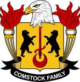 American Coat of Arms for Comstock