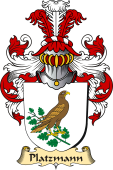v.23 Coat of Family Arms from Germany for Platzmann