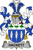 Irish Coat of Arms for Hackett