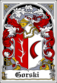 Polish Coat of Arms Bookplate for Gorski