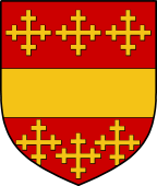 English Family Shield for Beauchamp