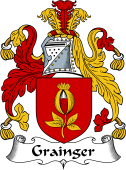 English Coat of Arms for the family Grainger
