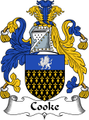 Irish Coat of Arms for Cooke