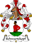 German Wappen Coat of Arms for Schwartzkopf