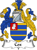 English Coat of Arms for Cox