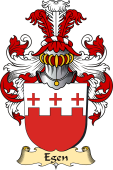 v.23 Coat of Family Arms from Germany for Egen