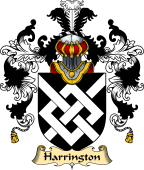 Irish Family Coat of Arms (v.25) Harrington or O'Haroughten