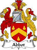 English Coat of Arms for the family Abbot