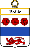 French Coat of Arms Badge for Baille