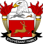 Coat of arms used by the Stuyvesant family in the United States of America