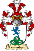 v.23 Coat of Family Arms from Germany for Rautenberg