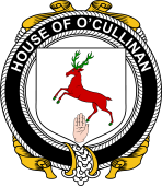 Irish Coat of Arms Badge for the O'CULLINAN family
