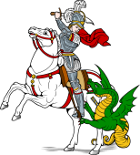 Catholic Saints Clipart image: St George