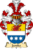 v.23 Coat of Family Arms from Germany for Jantke