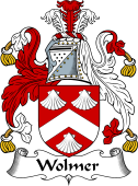 English Coat of Arms for the family Wolmer