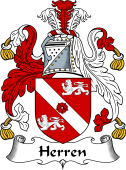 Scottish Coat of Arms for Herren or Herring