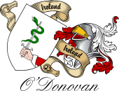 Sept (Clan) Coat of Arms from Ireland for O'Donovan