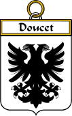 French Coat of Arms Badge for Doucet