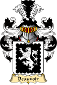 French Family Coat of Arms (v.23) for Beauvoir