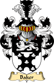 English Coat of Arms (v.23) for the family Baker