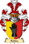 v.23 Coat of Family Arms from Germany for Rohde