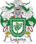 Spanish Coat of Arms for Lagarda or Legarda