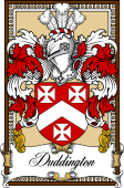 Scottish Coat of Arms Bookplate for Duddington