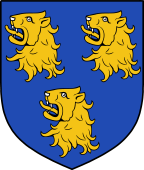 English Family Shield for Prudhome