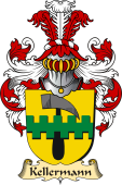 v.23 Coat of Family Arms from Germany for Kellermann