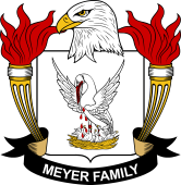 Coat of arms used by the Meyer family in the United States of America