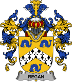Irish Family Coat of Arms (v.25b) Regan or O'Regan