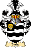 English Coat of Arms (v.23) for the family Beake
