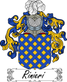 Araldica Italiana Coat of arms used by the Italian family Rinieri