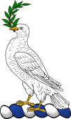Family crest from Scotland for Girvan (Achairne)
