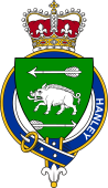Families of Britain Coat of Arms Badge for: Hanley or O'Hanley (Ireland)