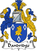 English Coat of Arms for the family Dandridge