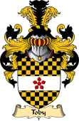 English Coat of Arms (v.23) for the family Toby